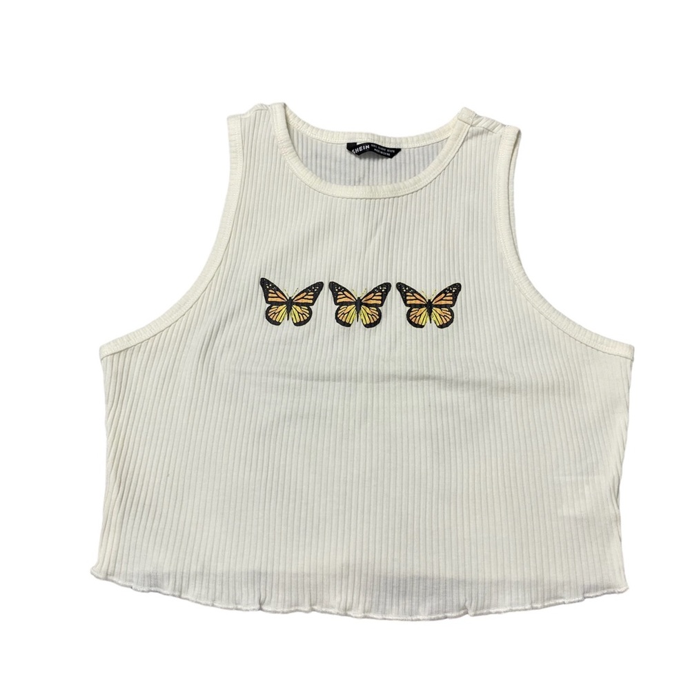 White crop top size L.